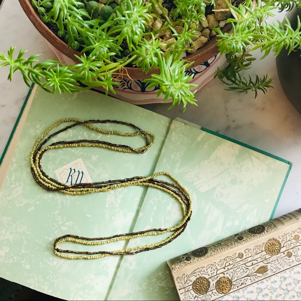 Beaded necklace set